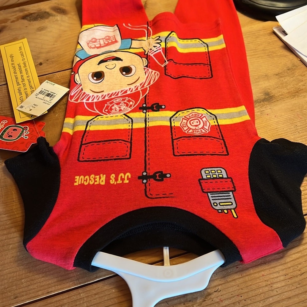 Cocomelon JJs Rescue Firefighter PJ set size 18M  NWT - Picture 10 of 16